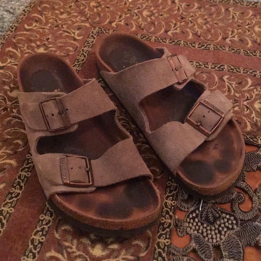 Suede Birkenstocks